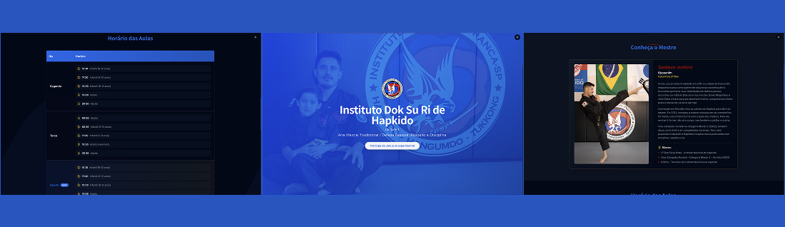 Landing Page Hapkido preview
